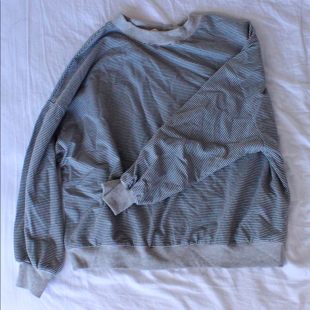 Striped crewneck